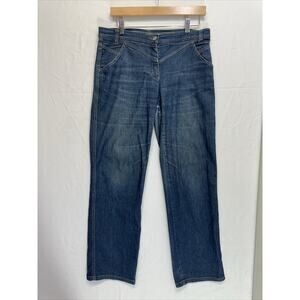 Emporio Armani Collezioni Antinea SRL Straight Leg Jeans Women’s 8 Dark Wash